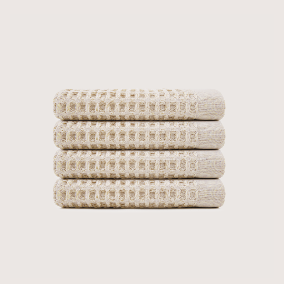 Cotton Waffle Hand Towels